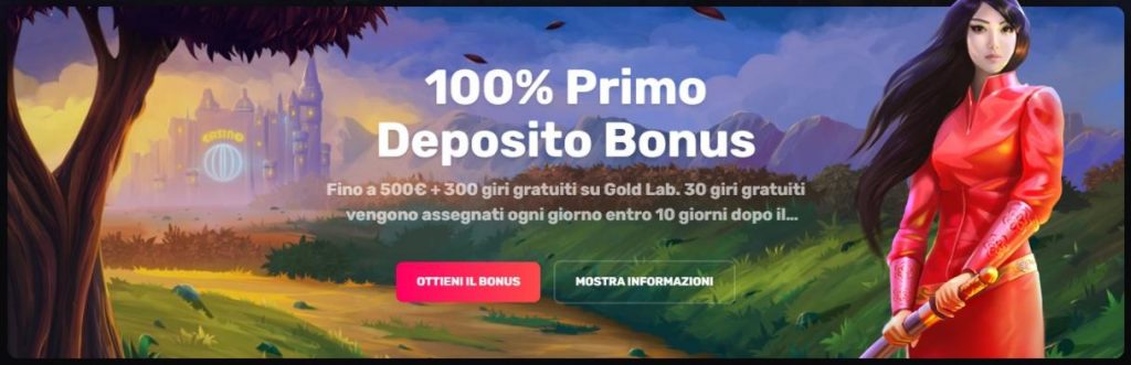 Casinomia Casino bonus