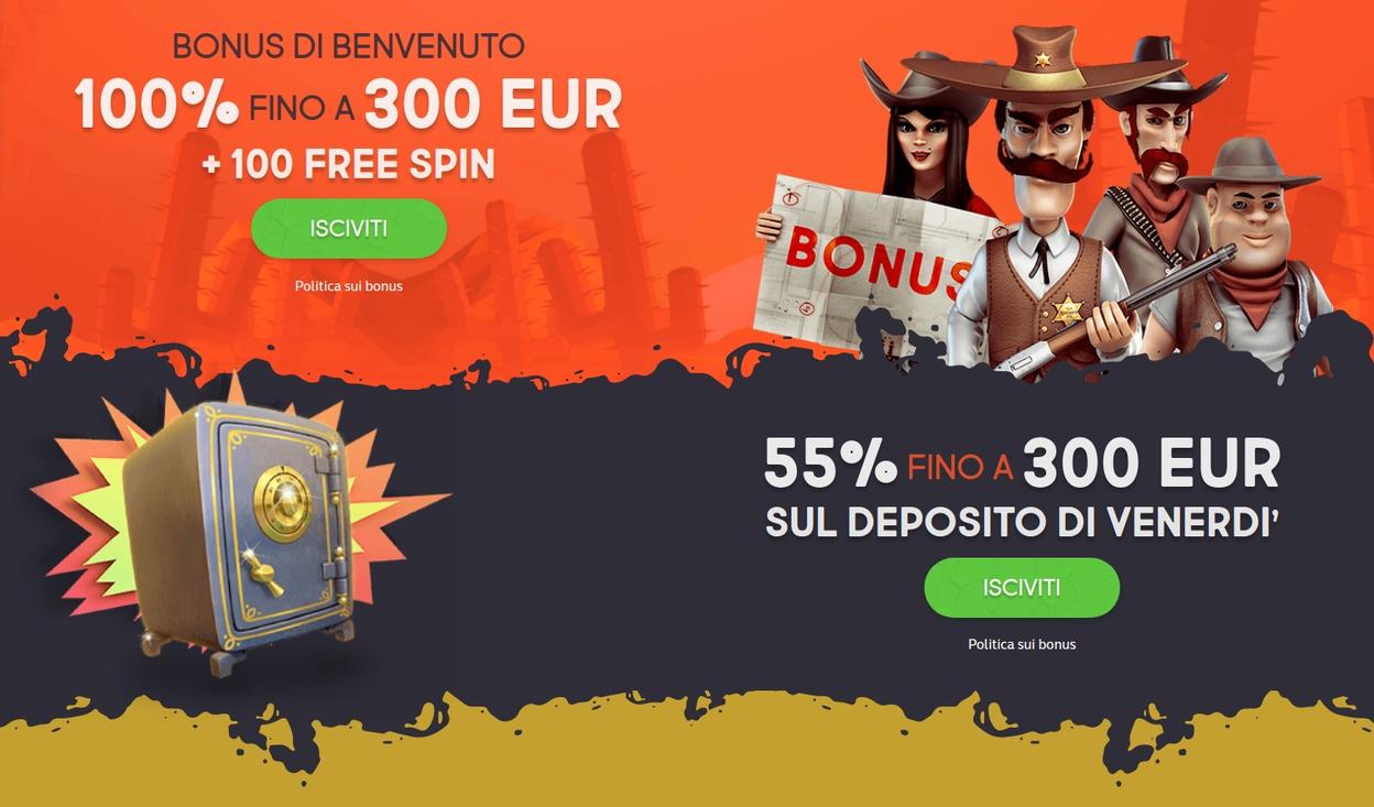 GunsBet Casino bonus
